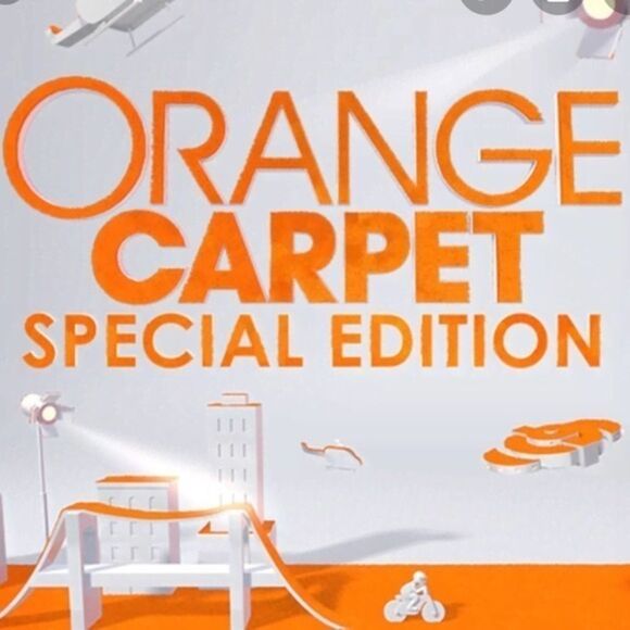 Nickelodeon‎ Vintage Television Network Orange Carpet Tote Bag Blue Orange Rope - Picture 8 of 16